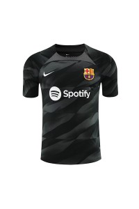 Barcelona Maalivahti Jalkapallovaatteet Vieraspaita 2023-24 Lyhythihainen